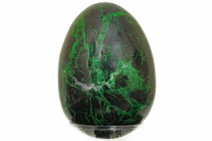 Polished Uvarovite Egg - Russia #207867